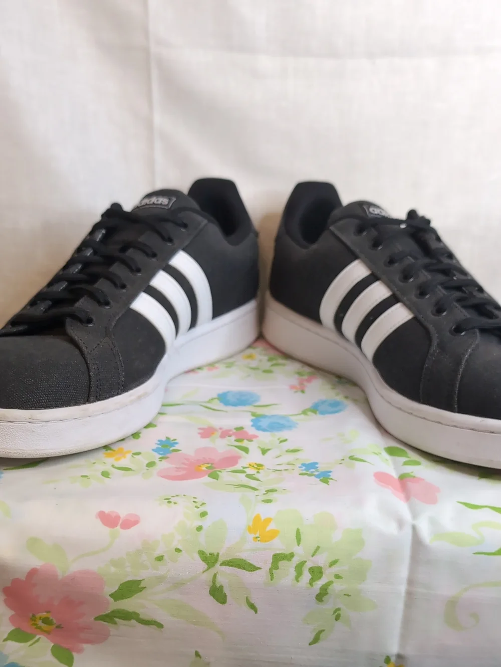 adidas neo Grand Court 'Grey Black' sneakers mens 14